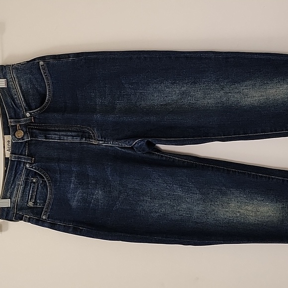 Acne studios pin storm High-Waisted Skinny Jeans Size 25/32 - Picture 6 of 16